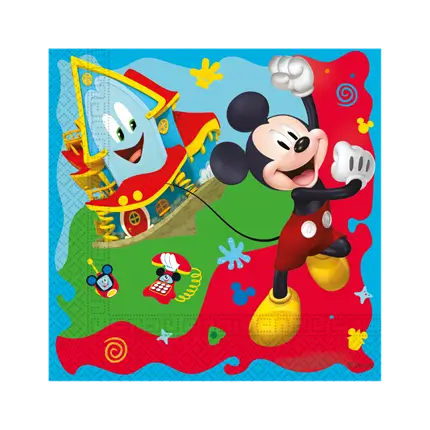 Serviette Mickey - Lot de 20