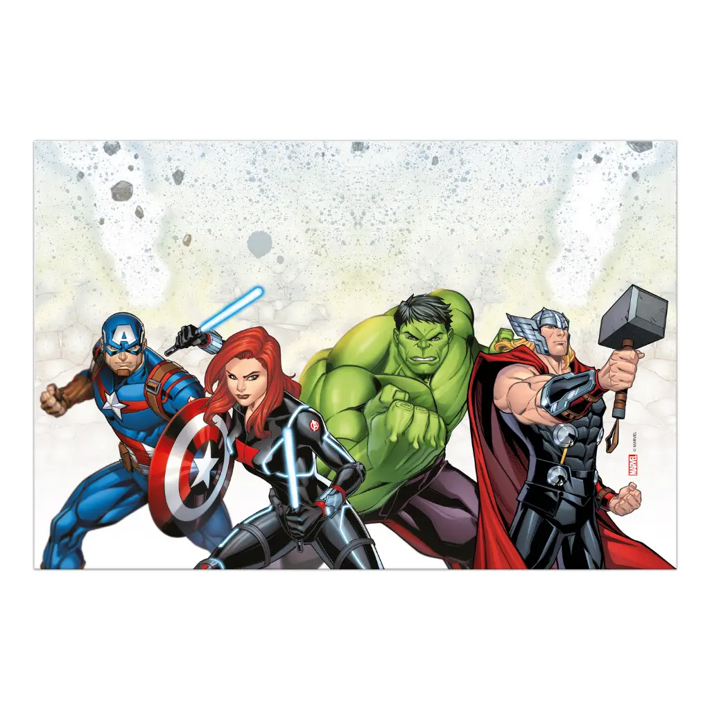 Nappe en plastique Avengers