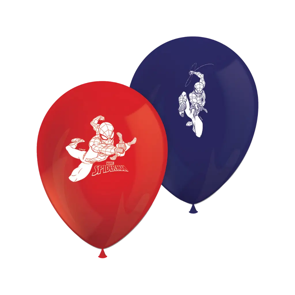 Ballon Spiderman - Lot de 8