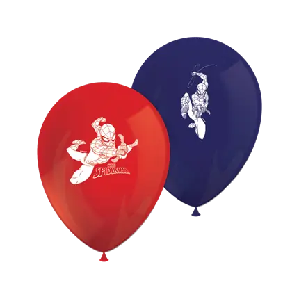 Ballon Spiderman - Lot de 8