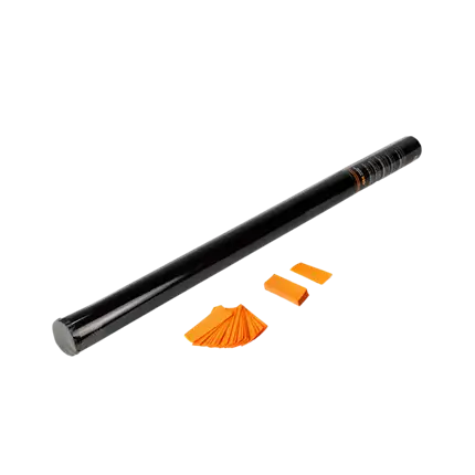 Canon à confettis Manuel 80cm - Orange