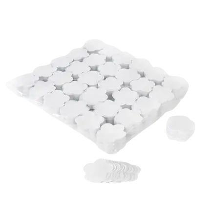 Sac de confettis Fleurs 1kg - Blanc