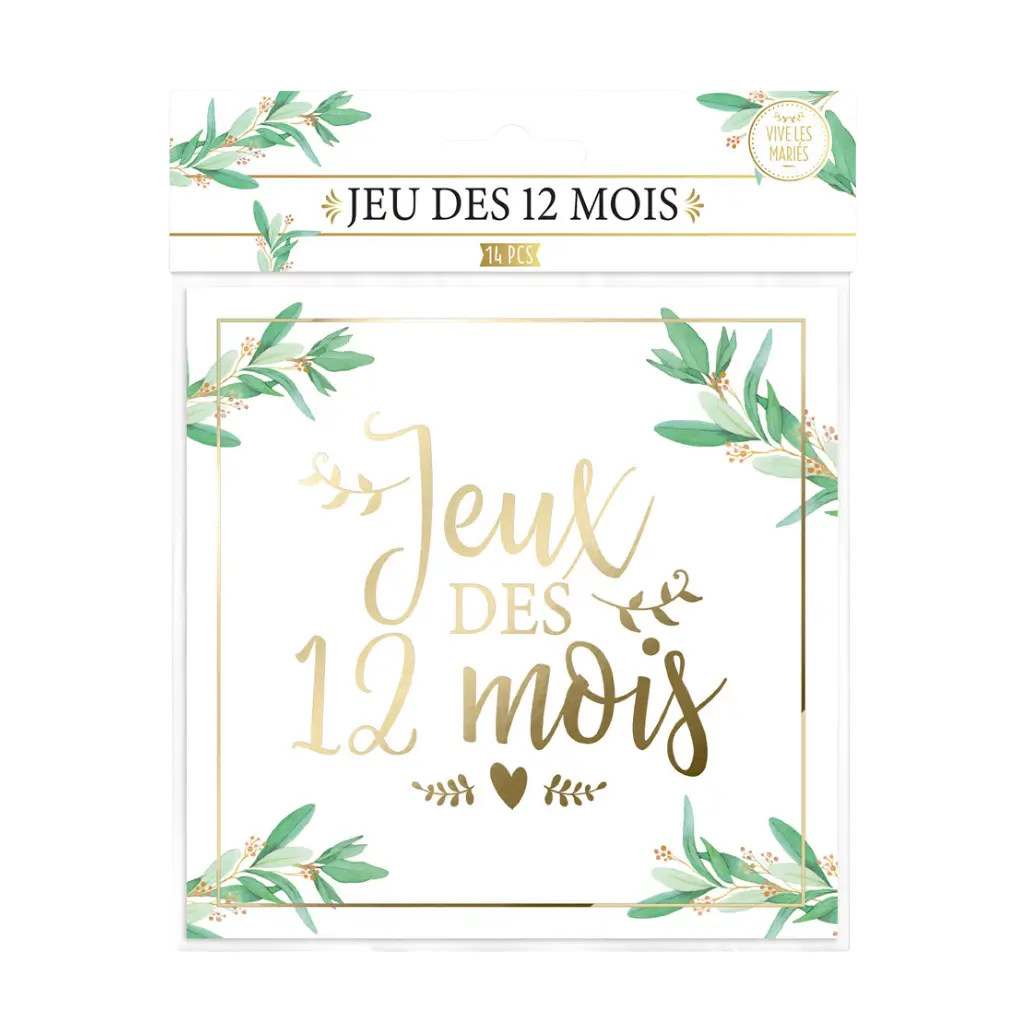 Jeu des 12 Mois Vive les Mariés