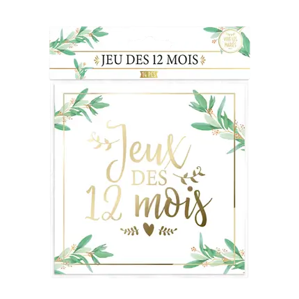 Jeu des 12 Mois "Vive les Mariés"