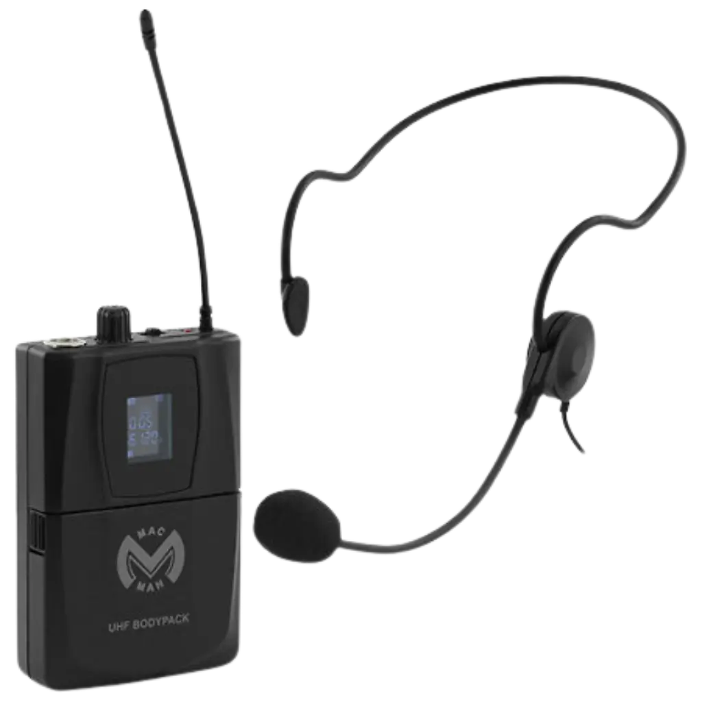 Emetteur ceinture et micro Mac Mah - UHF Bodypack