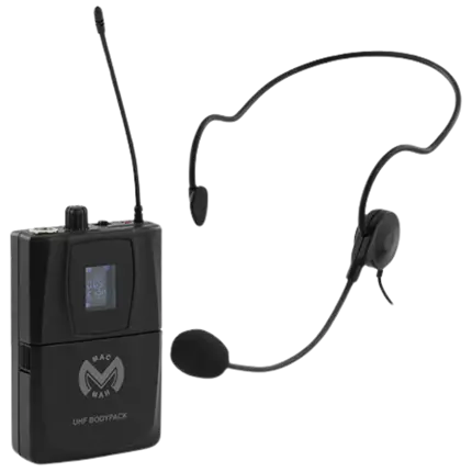 Emetteur ceinture et micro Mac Mah - UHF Bodypack