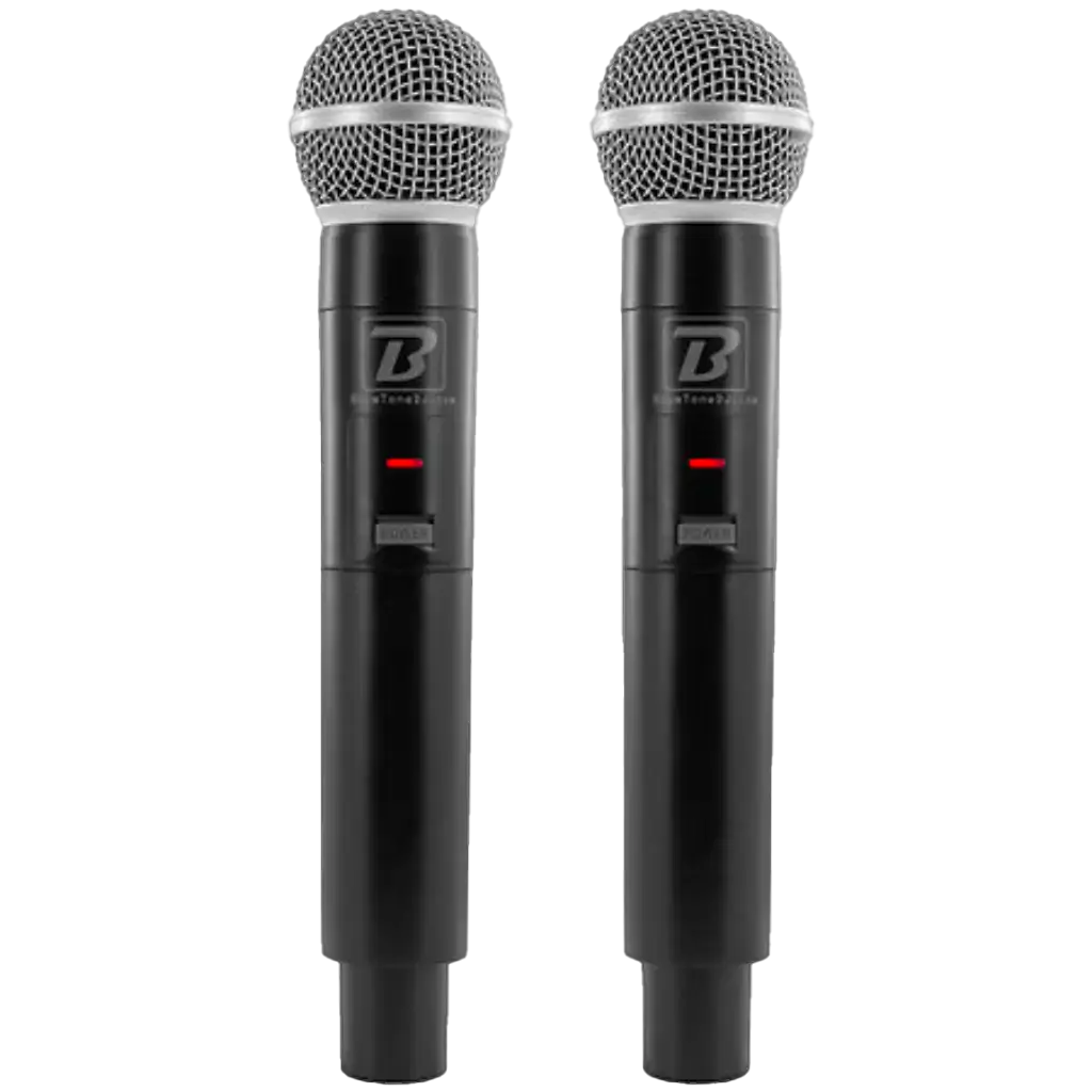 2 Micros Sans Fil BoomTone DJ - UHF Duo