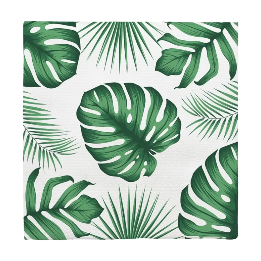 Serviettes Anniversaire Tropical (lot de 10)