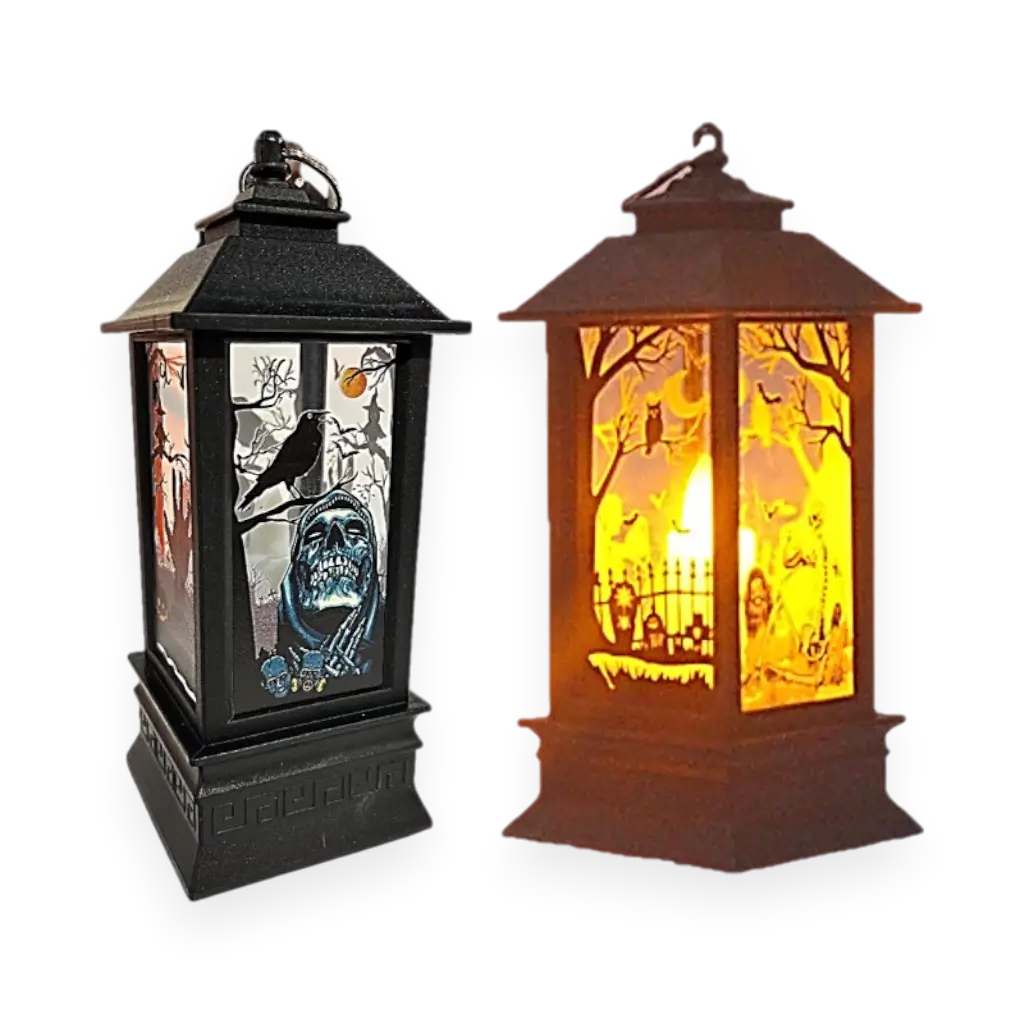 Lanterne LED HALLOWEEN 13 x 5 cm