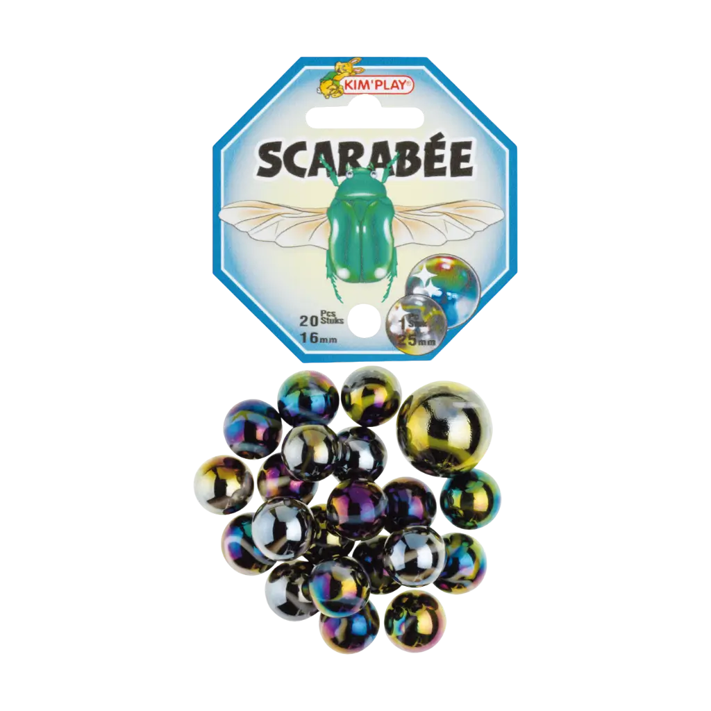 Lot de 20 Billes Scarabée +1 Calot