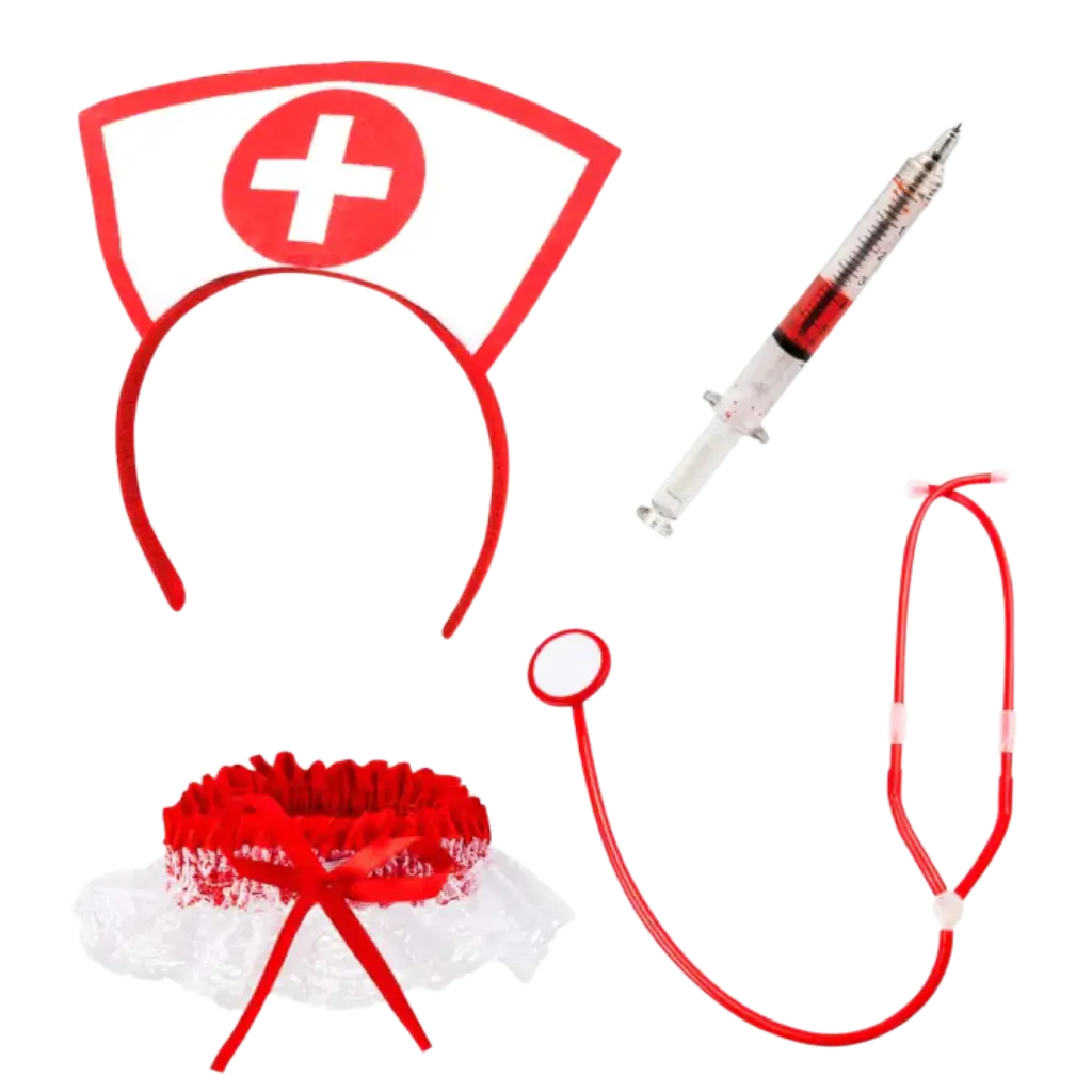 Set Déguisement Infirmière – 4 Accessoires