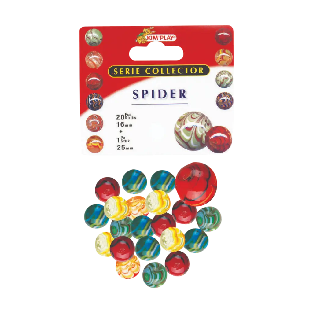 Lot de 20 Billes Spider +1 Calot (Serie Collector)